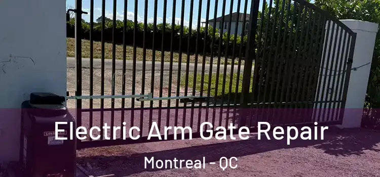 Electric Arm Gate Repair Montreal - QC